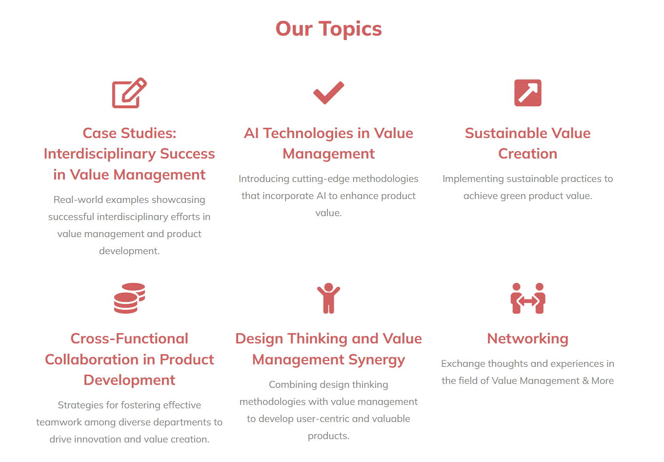Topics Valuemanager Summit